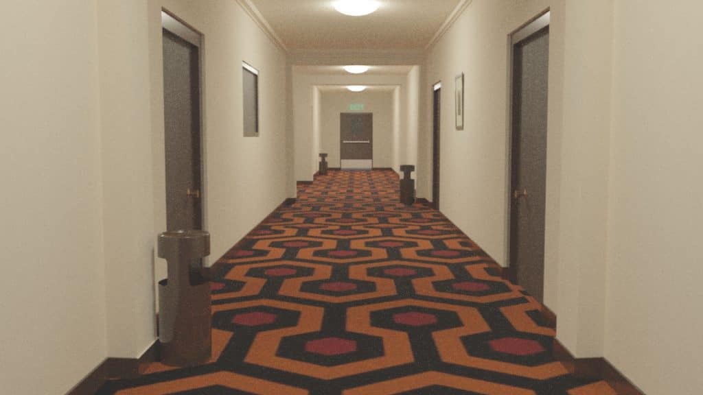 The Shining Hallway Wallpaper