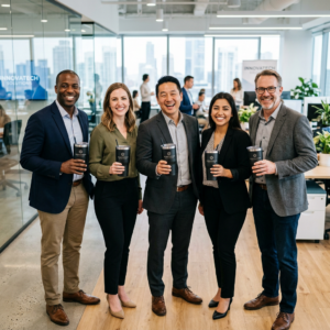 corporate fundraiser water bottles and tumblers