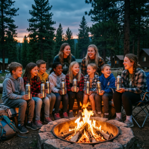 summer camp shirt and waterbottle fundraiser