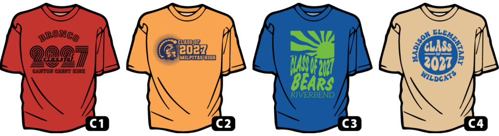 Class 2027 Shirts Group 1