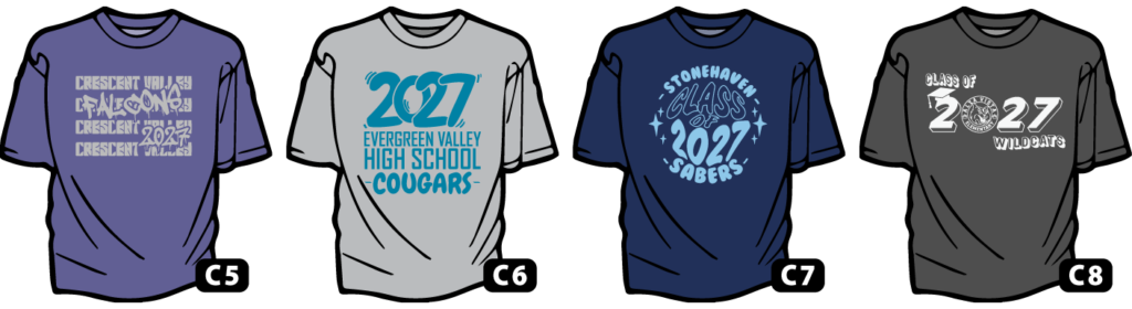 Class 2027 Shirts Group 2